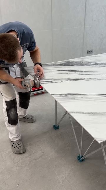 Работа с плиткой 240*120. Оформление тв зоны. #ivanovo смотреть онлайн