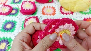 Избавляемся от остатков пряжи. Подробный мк.