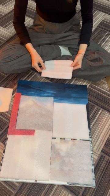 Упаковка картины 🖼️ #исскуство #обзор #art #акрил #painting смотреть онлайн