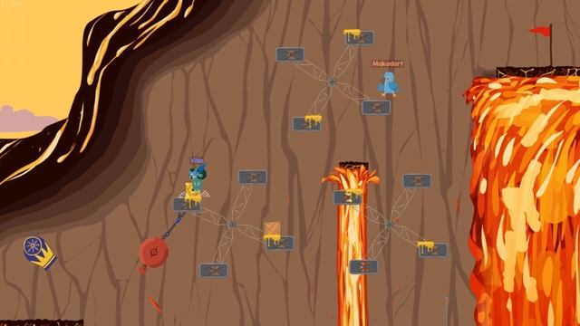 Ultimate Chicken Horse \\ ВЕСЁЛЫЕ И СМЕРТЕЛЬНЫЕ ЗАБЕГИ - НАРЕЗКА
