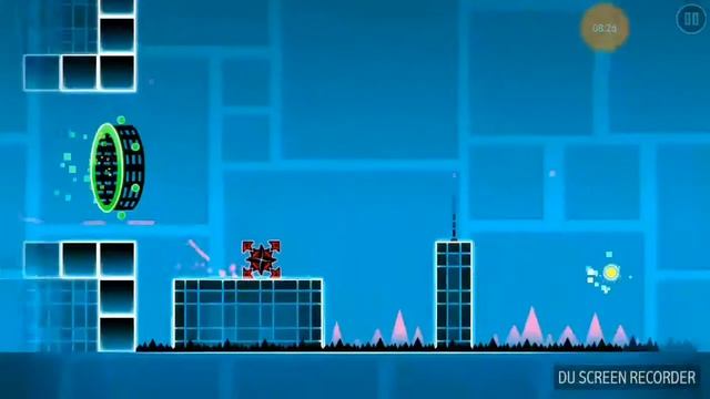 Прохождение 3 уровня в Geometry Dash на все монетки.