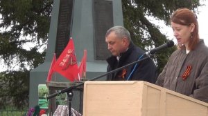 Торжественный митинг в день победы Окунево.2025. день Победы.