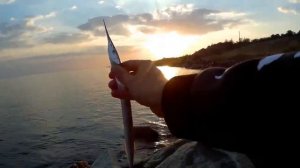 Морская рыбалка в Одессе. Ловля саргана на пилькер. Кр?