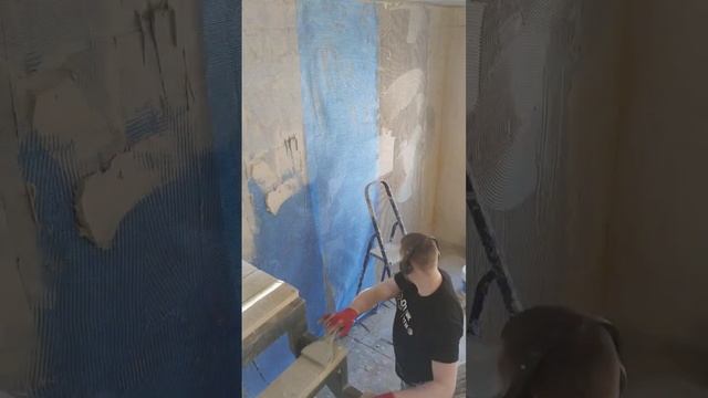 Армирование штукатурки фасадной седкой перед установ смотреть онлайн