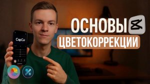 Основы цветокоррекци: базовая обработка в CapCut