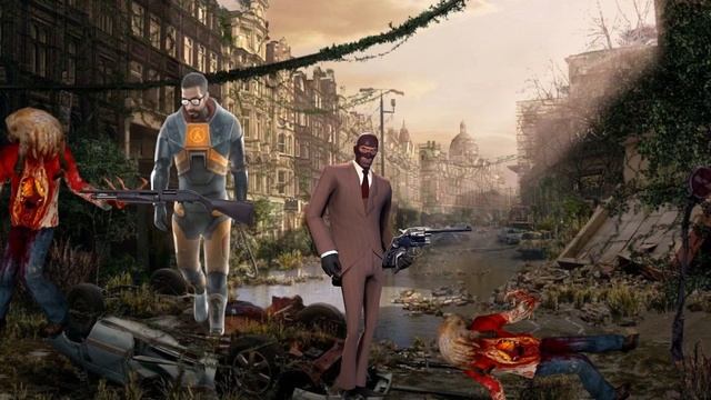 Эпизод 2 «новый друг» |HL2 X TF2:zombie verse| смотреть онлайн