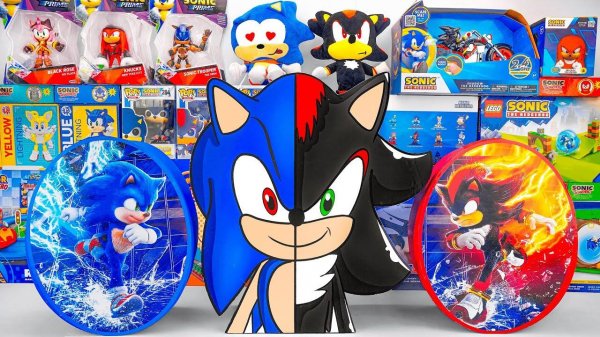 Распаковка игрушек Sonic The Hedgehog ASMR | Sonic Movie 3 превращается в Shadow | Sonic vs Shadow