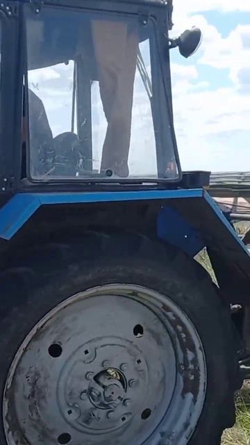 Сенокос 2022. Косим лиманое сено жаткой Дон-мар. МТЗ-80. смотреть онлайн