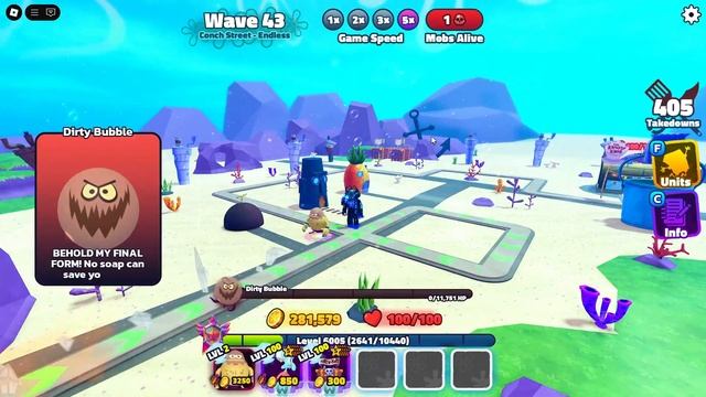 Я получил SHINY DUNGEON MASTER в SPONGEBOB TOWER DEFFENCE #shorts #roblox #spongebob смотреть онлайн