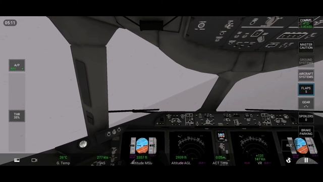Рейс Париж--Гранд Канария в RFS real flight simulator смотреть онлайн