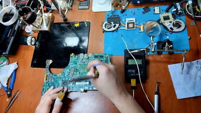 [BGA] Флюс Союз-Аполлон 6-412-А. Апгрейд A10-5757 вместо A6-5357 на ACER V5-552 смотреть онлайн