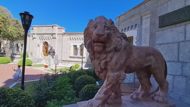 Крым🌴Юсуповский Дворец и Бункер Сталина. Факты о Ялтинской конференции.Шикарная белая столовая . смотреть онлайн