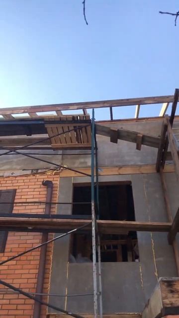 Переделка ч2 #кровельныеработы #деревянныедома #контр?
