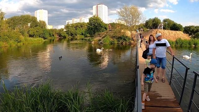 Серебрянка-Чижовка мостик в конце велодорожки смотреть онлайн
