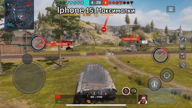 Сравнение ГРАФИКИ UnrealEngine 5 на IPhone 15 | Wot Blitz Reforged Произво