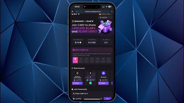 ЯК ЗАРОБИТИ В НОВІЙ АКТИВНОСТІ ВІД BINANCE І CARV / ДЕТАЛЬНА ІНСТРУКЦІЯ