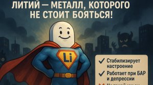 Литий, «металл» которого не надо бояться.