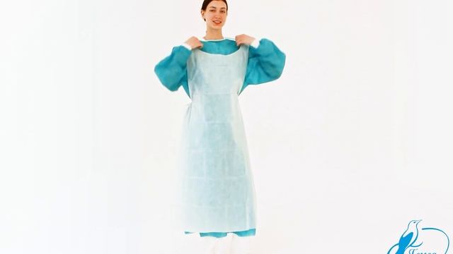 Фартук модель № 1, дл 110 см, ламинированный спанбонд Tutam смотреть онлайн