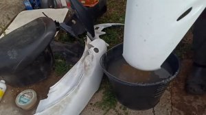 Ремонт Honda Dio AF-34 Белая Часть 2