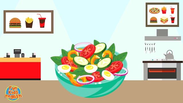 Foods Vocabulary Chant for Kindergarten Children _ Fun Kids English смотреть онлайн