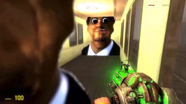 убегаем от обунг в гмод!