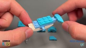 Собираем кита из конструктора QBRIX KIDS - детские конструкторы с видеоинструкцией