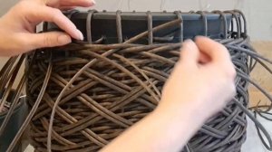 Сжатая цепочка из ротанга