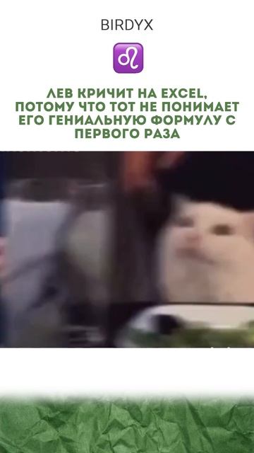 Лев такой лев 🦁 #excel #эксель #эксельобучение #знакизодиака #гороскоп #смех #лев #левгороскоп смотреть онлайн