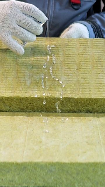 Краш-тест каменной ваты! Теперь проверим водой #технон смотреть онлайн