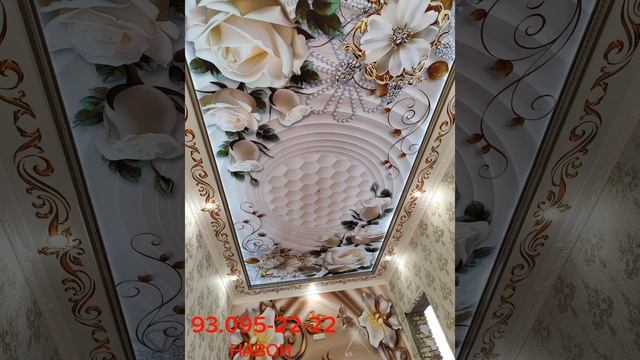 Натяжной потолок Навоий. Natyajnoy potolok 93.095-22-22. (от произв? смотреть онлайн