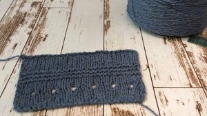 Буретный шёлк. Вяжу образец. Первые впечатления.