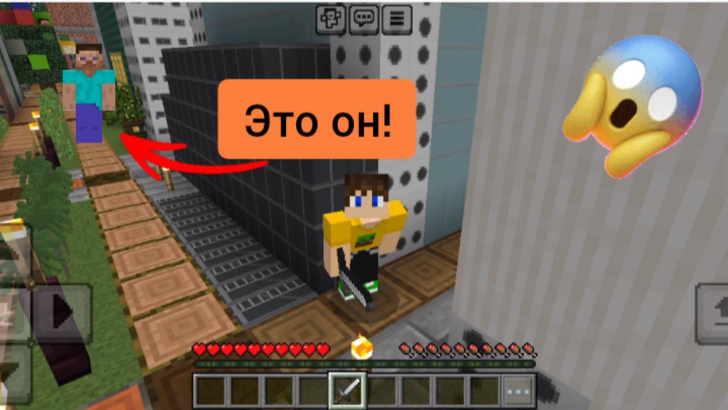 Я нашёл того человека кто у нас всё воровал из деревни в minecraft | ДимА4 minecraft!