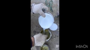 Покраска дерева из бетона