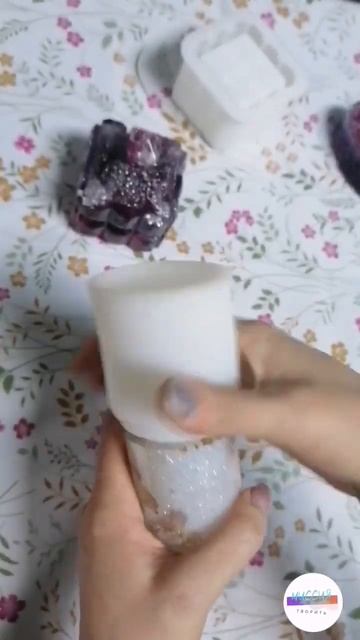 Стаканчик/подсвечник из эпоксидной смолы #эпоксидная? смотреть онлайн