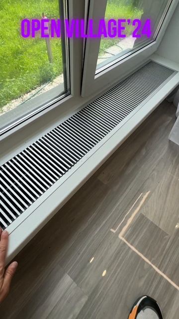 Необычное решение: внутрипольный водяной радиатор в п смотреть онлайн