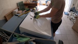 Установка ТЯЖЕЛОЙ раковины на стенку из гипсокартона