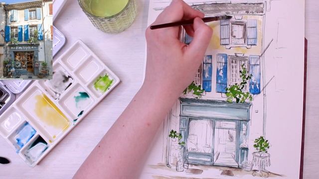 Архитектурный скетч #9 / Speed Paint смотреть онлайн