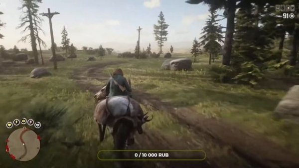 Стрим Red Dead Redemption Online с начала (9) О встречах с читерами