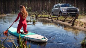 ОДНА В ЛЕСУ. Только девушка, природа и Haval H5