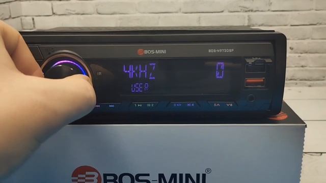Процессорная магнитола Boss-Mini 973 смотреть онлайн