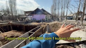 УЙГА БЕТОН КУЙИШ НАРХИ ТАЙЙОР БЕТОН АРЗОНМИ ЁКИ РУЧНО?