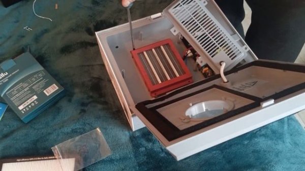 Установка тена на бризер Ballu asp 100.