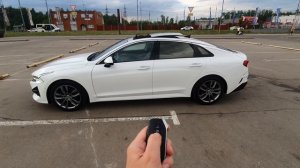 Киа К5. Управление автомобилем с ключа