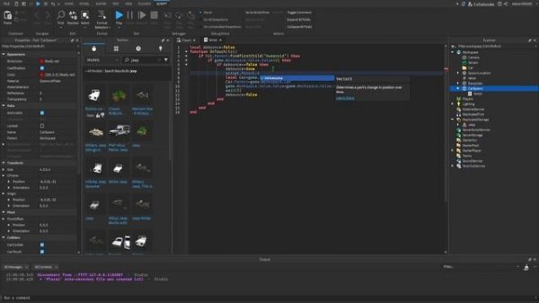 КАК СДЕЛАТЬ СПАВН МАШИН В ROBLOX STUDIO!  HOW TO MAKE SPAWN MACHINES IN ROBLOX