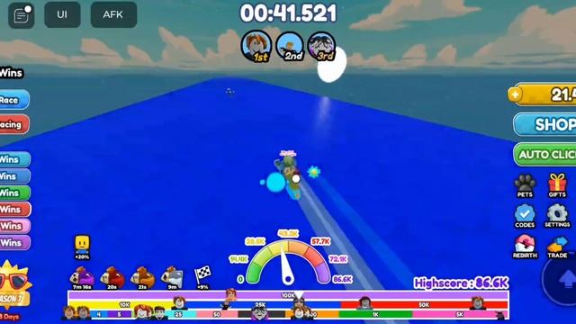 Race Clicker В ROBLOX С ДРУЗЬЯМИ смотреть онлайн