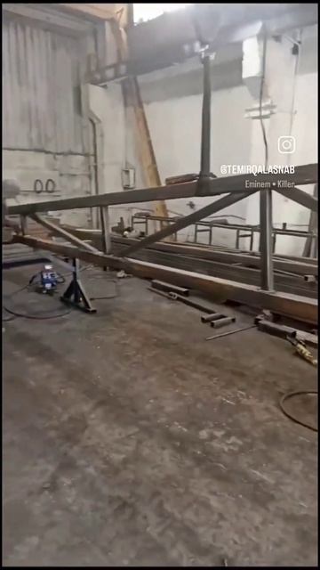 Изготовление металлоконструкций для кровли. Ферма из смотреть онлайн