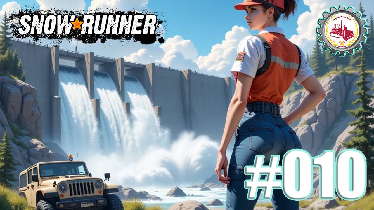 🚚SnowRunner🚚— "ОПЯТЬ Камни" | "Смитвиллский МОСТ" | Смитвиллская ДАМБА Мичиган (США) # 010🚛🚧