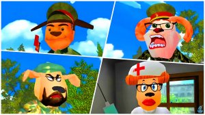 Все СКРИМЕРЫ Сюжетной игры ТИМОХИ 2 ➣ Побег от Тимохи 2: АРМИЯ