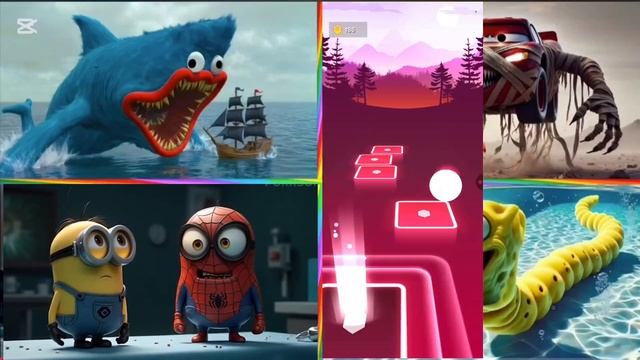 ПОЖИРАТЕЛЬ МАККУИН ПРОТИВ ГОЛОДНОГО МОНСТРА ВУГГИ, АКУЛА ПРОТИВ МИНЬОНА, ЧЕЛОВЕК-ПАУК ПРОТИВ ГУБКИ Б смотреть онлайн