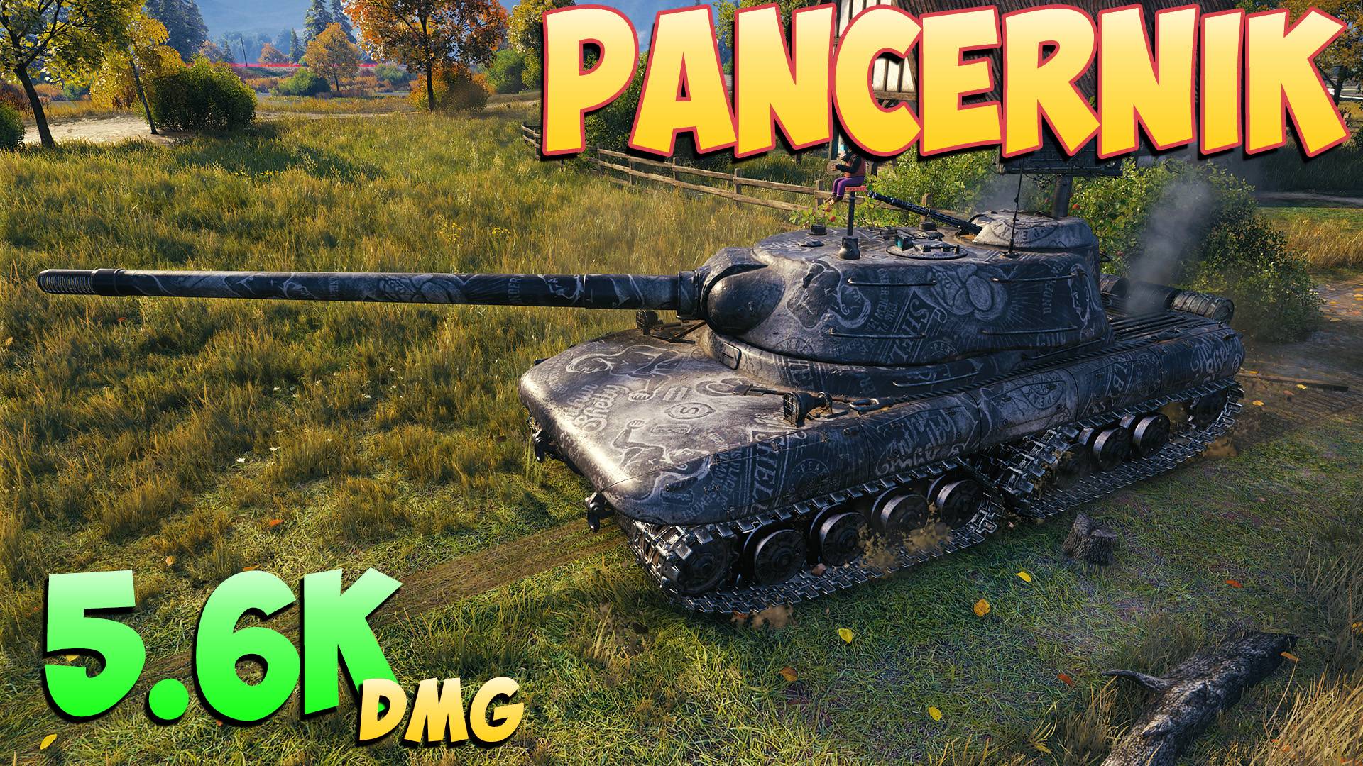 Pancernik - 3 Фрагов 5.6K Урона - Симпатичный! - Мир Танков